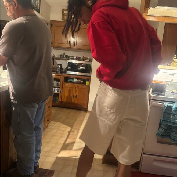 OFF-WHITE™ white Denim shorts 31 - Picture 13 of 15